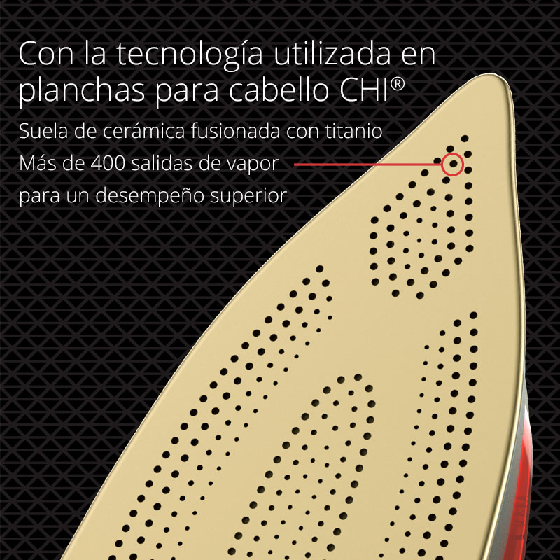 Plancha Electrónica con Retráctil CHI - | Chi Steam Mexico